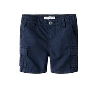 Cargoshorts NAME IT "NMMRYAN STRAIGHT CARGO SHORTS 1060-DN TB", Jungen, Gr. 98, N-Gr, salute, Web, Obermaterial: 100% Baumwolle, unifarben, ca. Mitte Oberschenkel, Hosen (64429756-98) salute