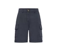 Cargoshorts OXMO "Cargoshorts OXChanice", Damen, Gr. 38, N-Gr, grau (ebony), Obermaterial: 98% Baumwolle CO. 2% Elasthan EL., Hosen (40290308-38) ebony