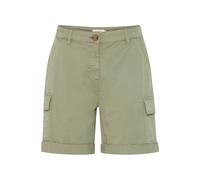 Cargoshorts OXMO "Cargoshorts OXChanice", Damen, Gr. 44, N-Gr, grün (seagrass), Obermaterial: 98% Baumwolle CO. 2% Elasthan EL., Hosen (63808348-44) seagrass