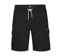 Cargoshorts PETROL INDUSTRIES "Men Shorts Cargo", Herren, Gr. XXL (44), N-Gr, schwarz, Web, Obermaterial: 97% Baumwolle, 3% Elasthan, unifarben, regular fit knielang, Hosen, mit Tunnelzug (10164809-XX