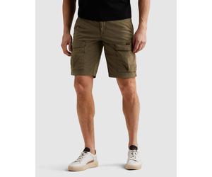 Cargoshorts PME LEGEND "HAWKDOWN SHORTS TECHNICAL NYLON", Herren, Gr. 30, N-Gr, braun (dusky grün), Web, Obermaterial: 63% Baumwolle, 33% Polyamid, 4% Elasthan, normal kniefrei, Hosen, mit zusätzliche