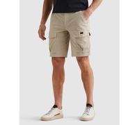Cargoshorts PME LEGEND "HAWKDOWN SHORTS TECHNICAL NYLON", Herren, Gr. 31, N-Gr, lunar rock, Web, Obermaterial: 63% Baumwolle, 33% Polyamid, 4% Elasthan, normal kniefrei, Hosen, mit zusätzlichem Tunnel