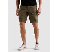 Cargoshorts PME LEGEND "HAWKDOWN SHORTS TECHNICAL NYLON", Herren, Gr. 33, N-Gr, braun (dusky grün), Web, Obermaterial: 63% Baumwolle, 33% Polyamid, 4% Elasthan, normal kniefrei, Hosen, mit zusätzliche