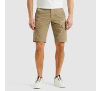 Cargoshorts PME LEGEND "NORDROP CARGO SHORTS STRETCH TWILL", Herren, Gr. 30, N-Gr, braun (elmwood), Twill, Obermaterial: 98% Baumwolle, 2% Elasthan, unifarben, regular fit kniefrei, Hosen, Sommerhose 