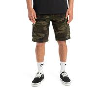 Cargoshorts QUIKSILVER "Crucial Battle Cargo", Herren, Gr. 28(XS), grün (camo print crucial battle), 100% Baumwolle, Hosen (73929108-28) camo print crucial battle