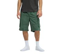 Quiksilver Cargoshorts Freefall Cargo – Herren, elastisch, 100% Walkfrottier, XS, Grün