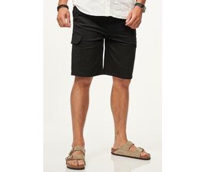 Cargoshorts SOULSTAR "SOULSTAR Cargoshorts mit Stretchanteil Kurze Hose für Herren", Herren, Gr. S, Einheitsgröße, schwarz, Obermaterial: 98% Baumwolle CO. 2% Elasthan EL., Hosen, Sommershorts mit Ela