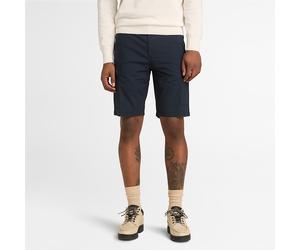 Cargoshorts TIMBERLAND "Poplin Cargo Shorts", Herren, Gr. 29, N-Gr, blau (schwarz sapphire), Obermaterial: 98% Baumwolle, 2% Elasthan. Futter: 100% Baumwolle, Hosen, sportliche Passform, für aktive Fr