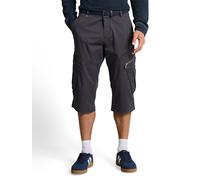 Cargoshorts TOM TAILOR, Herren, Gr. 36, N-Gr, grau mini weave print, Web, Obermaterial: 98% Baumwolle, 2% Elasthan, unifarben, regular fit knielang, Hosen, mit Taschen (41921109-36) grau mini weave pr
