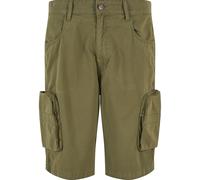 Cargoshorts URBAN CLASSICS "Urban Classics Herren Baggy Cargo Shorts", Herren, Gr. 36, Normalgrößen, khaki, 100% Baumwolle, unifarben, normal, Hosen (20098048-36) khaki