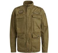 Canvasjacke PME LEGEND, Herren, Gr. XL, grün (lizard), Canvas, Obermaterial: 68% Baumwolle, 32% Nylon, casual, hüftbedeckend, Langarm, Jacken, mit aufgesetzten 2- Wegetaschen (23633062-XL) lizard