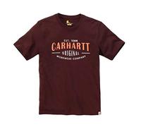 Carhartt . 103665.614.S004 Workwear Original Graphic Short Sleeve Herren T-Shirt Port, S Gr.