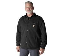 Carhartt Quilted Snap Front Shirt Textil Jacke, schwarz, Größe S für Männer