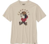 Carhartt Active Jac Graphic T-Shirt, beige, Größe 2XL für Männer