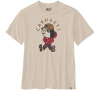 Carhartt Active Jac Graphic T-Shirt, beige, Größe M für Männer