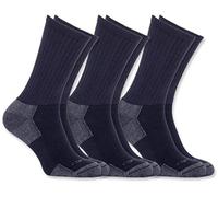 Carhartt All Season Cotton Crew Work Socken (3er Pack), blau, Größe M