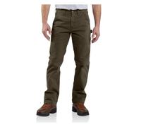 Carhartt Arbeitshose für Herren aus Twill, legere Passform, W33/L30, Dark Coffee, 1