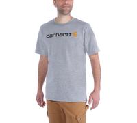 Carhartt Core Logo T-Shirt grau/schwarz/orange - XXL