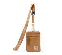 Carhartt Ausweishalter und Umhängeband, aus Nylon, wasserabweisend, mit reflektierendem Umhängeband, für Erwachsene, Einheitsgröße