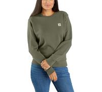 Carhartt Sweatshirt Crewneck 106179-DOV, weite Passform, Midweight, French-Terry, Damen Oliv L
