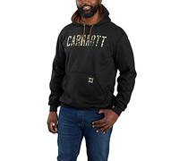 Carhartt Bekleidung Camo Logo Sweatshirt schwarz L