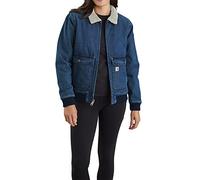 Carhartt RELAXED FIT DENIM SHERPA LINED JACKET 105446 - Größe M - Farbe beech