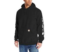 Carhartt MIDWEIGHT SLEEVE LOGO HOODED SWEATSHIRT BLACK M