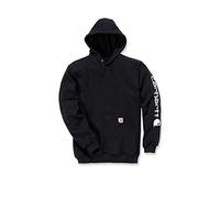 Carhartt Kapuzensweatshirt K288, verstärkter Ärmel- und Bundsaum, Einlauf- Knitterschutz XL schwarz Herren Arbeitspullover Arbeitsoberbekleidung Arbeits- Berufsbekleidung XL schwarz
