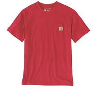 Carhartt Relaxed Fit Heavyweight K87 Pocket T-Shirt, rot, Größe XS für Männer