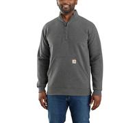 Carhartt Herren-Sweatshirt 105294 – Stehkragen, Viertelreißverschluss, Grau, XL
