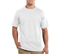 Carhartt Big & Tall Maddock kurzärmeliges T-Shirt Ohne Taschen für Herren, White, S