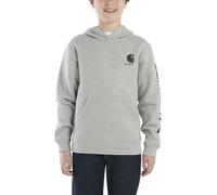 CARHARTT Langärmeliges Kapuzen-Sweatshirt für Jungen, Grau Meliert, S