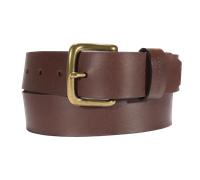 Carhartt Lässiger Herren-Ledergürtel, erhältlich in verschiedenen Stilen, Farben und Größen, Trensenzaum Leder Classic Schnalle (Braun), 44