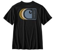 Carhartt C Graphic T-Shirt mit Rückenlogo, Farbe:schwarz, Größe:M