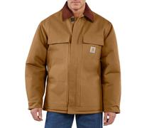 Carhartt C003 Herrenmantel, lockere Passform, isoliert, traditionell, Braun Brown, L