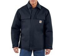 Carhartt C003 Loose Fit Firm Duck Insulated Traditional Coat Jacke Herren, Dunkles Marineblau, S