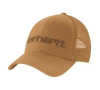 Carhartt Canvas Mesh-Back Logo Graphic Cap Carhartt Brown/oiled Walnut One Size