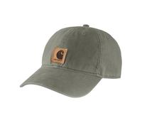 Carhartt Cap Odessa 100289 Canvas mit veganem Kunstlederaufnäher...