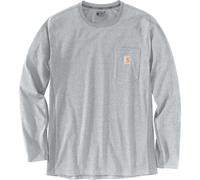 Carhartt Midweight L/S Pocket T-Shirt 106656 Heather Grey-XL