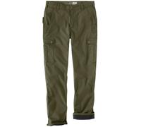 Carhartt Cargo Fleece Lined Work Hose, oliv, Größe 38