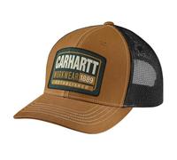 Carhartt Carhartt, Herren-Kappe aus Segeltuch mit Netzrückseite, Braun, Einheitsgröße