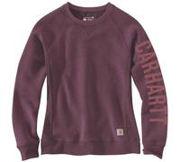 Carhartt Clarksburg Crewneck Damen Sweatshirt, dunkles violett, Größe S