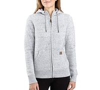 Carhartt Clarksburg Full Zip Damen Hoodie Grau S