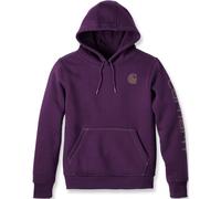 Carhartt Clarksburg Logo Damen Hoodie, dunkles violett, Größe XS