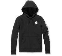 Carhartt Clarksburg Logo Damen Hoodie, schwarz, Größe L