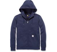 carhartt® Damen Hoodie Relaxed Fit CLARKSBURG ZIP SWEATSHIRT, navy, Größe M (Outdoorkleidung & Freizeitkleidung)