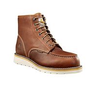 Carhartt CMW6175 Men's 6-Inch Waterproof Tan Wedge Boot Soft Toe Work, 8 W US
