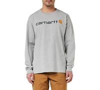 Core Logo T-Shirt L/S Men S grau2 - heather grey