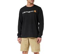 Carhartt Core Logo Longsleeve,Schwarz, XL