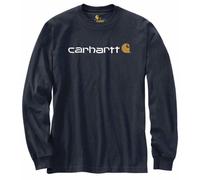 Carhartt Core Logo M - Langarmshirt - Herren L Blue